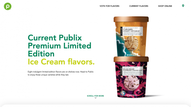 Publix Premium Limited Edition Ice Cream